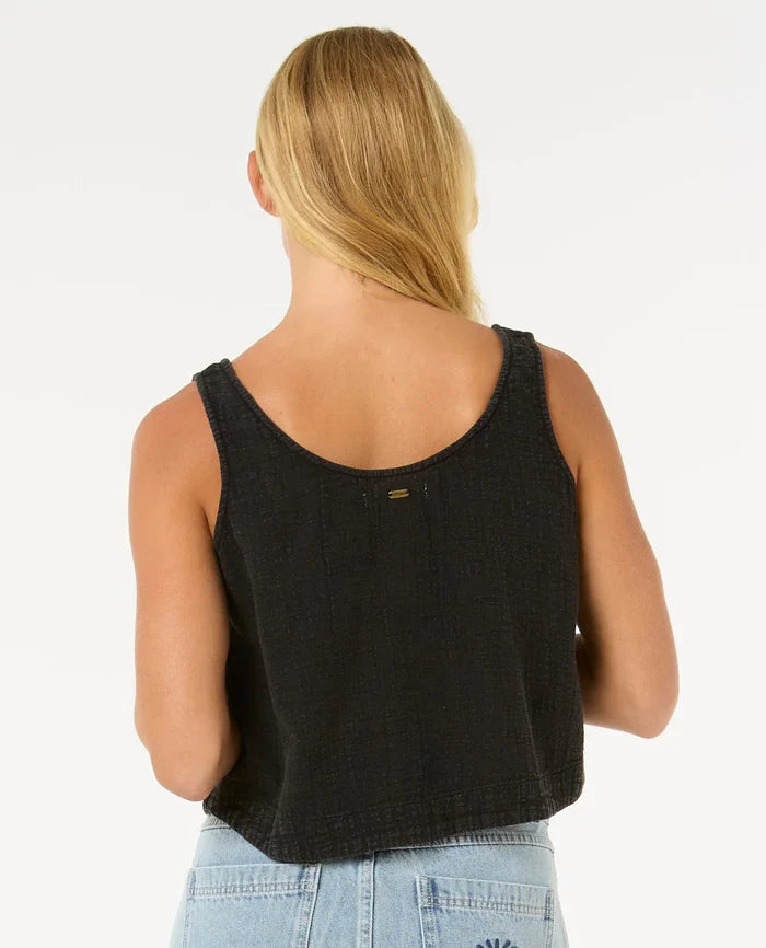 Rip Curl Classic Surf Tank II - Washed Black