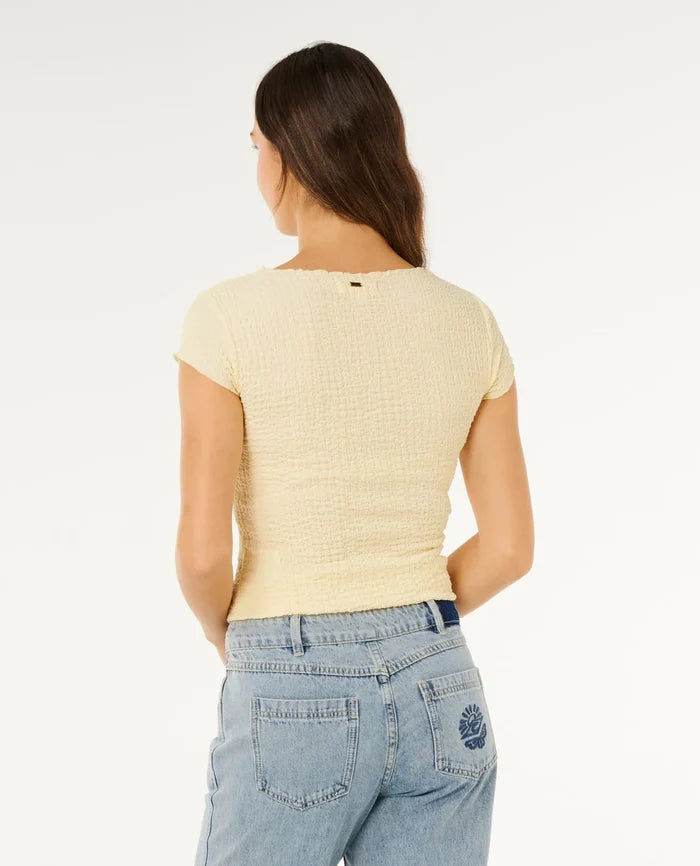 Rip Curl Coastal Top - Pastel Yellow