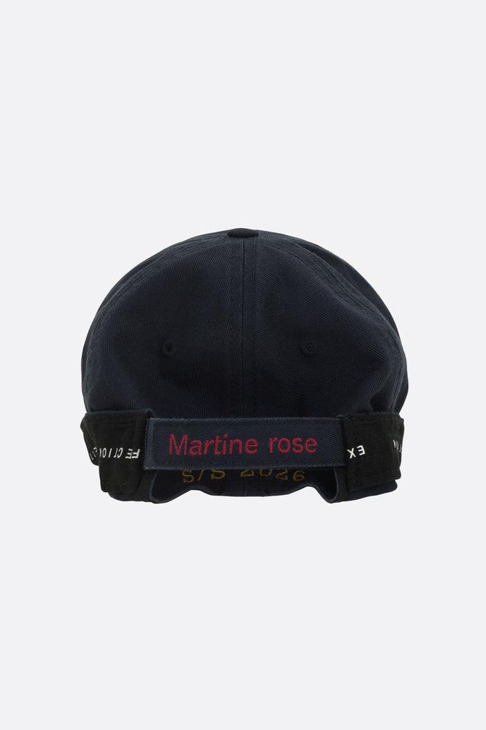 Roll Back baseball cap in gabardine