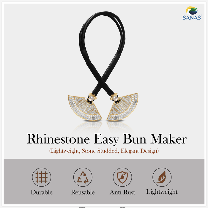 Flexible bun maker for sleek ponytail and elegant updos