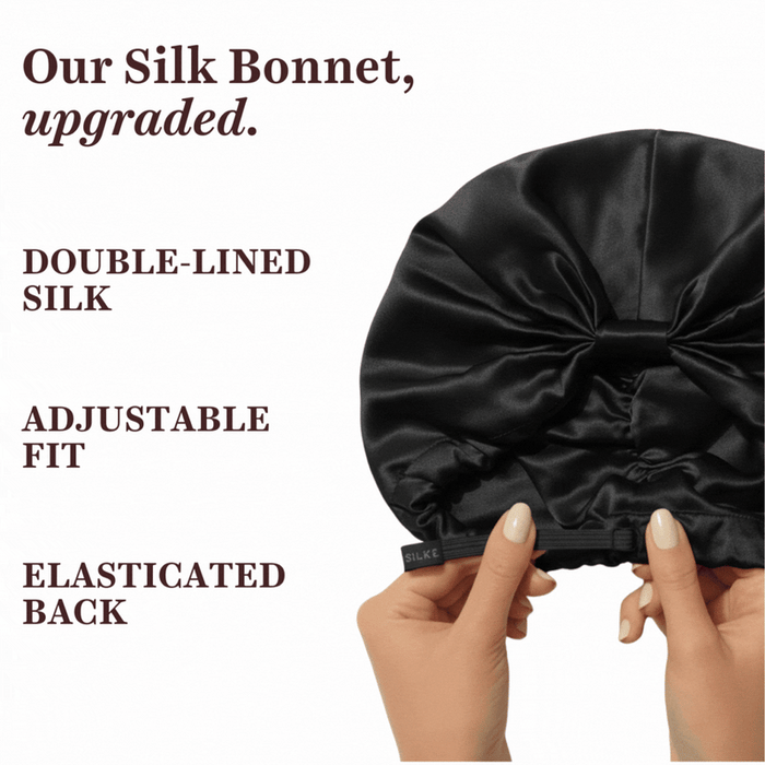 Silk Bonnet, Scrunchie & Hair Tie Gift Set