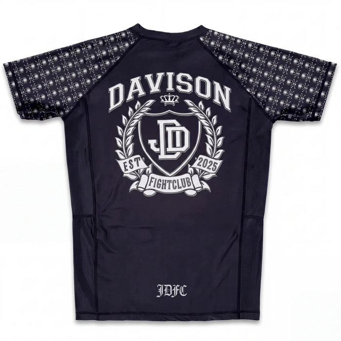 SKULL PRINT RASH GUARD
