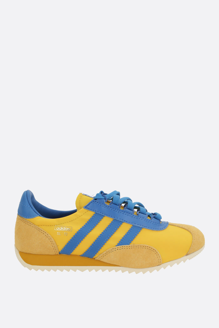 SL 72 PT sneakers in nylon and suede