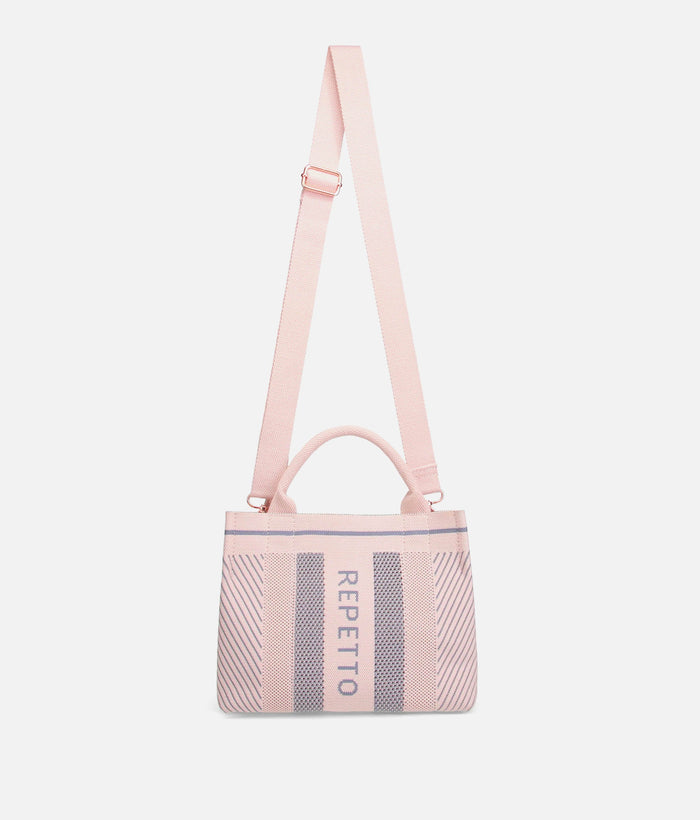 Small Knitted Tote Bag – Sporty & Lightweight Ballet Crossbody - B0380