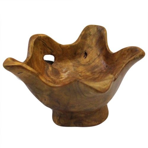 Small Round Bowl Decorative Teak Wood Bowl