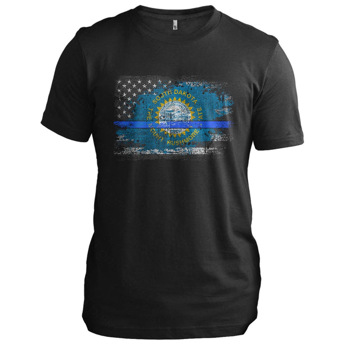 South Dakota Thin Blue Line Flag