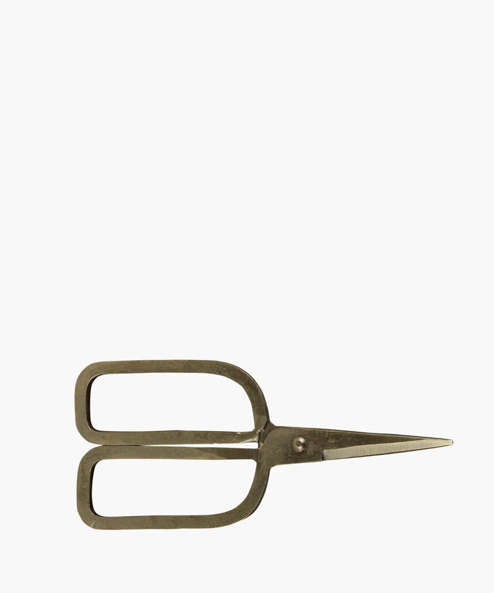 Squared Brass Scissors