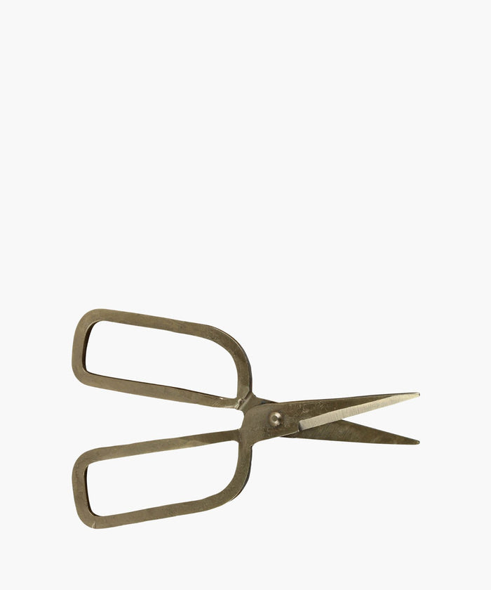 Squared Brass Scissors