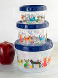 Storage Containers, Set of 3 - Cat-view 1