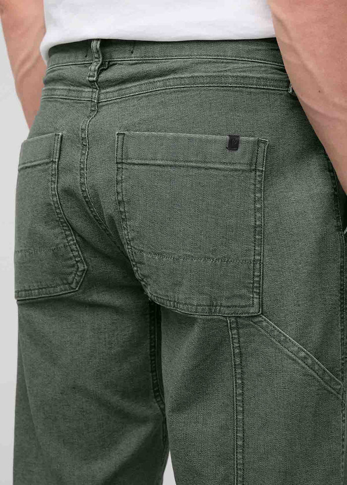 Men's Black Spruce Stretch Canvas Utility Pant back waistband detail