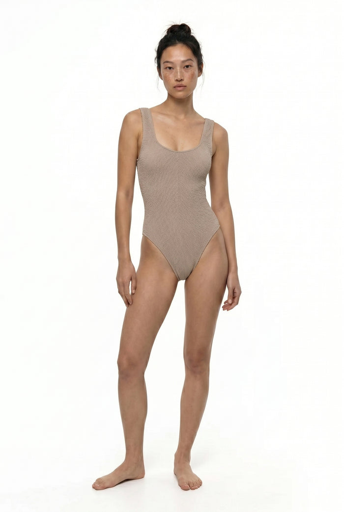 SWIMWEAR OP CALISTA HAZELNUT