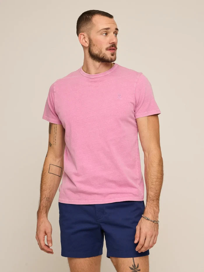The 24/7, 365 (Essential Non Pocket T-Shirt) - Rustic Blush - Image 1 - Chubbies Shorts
