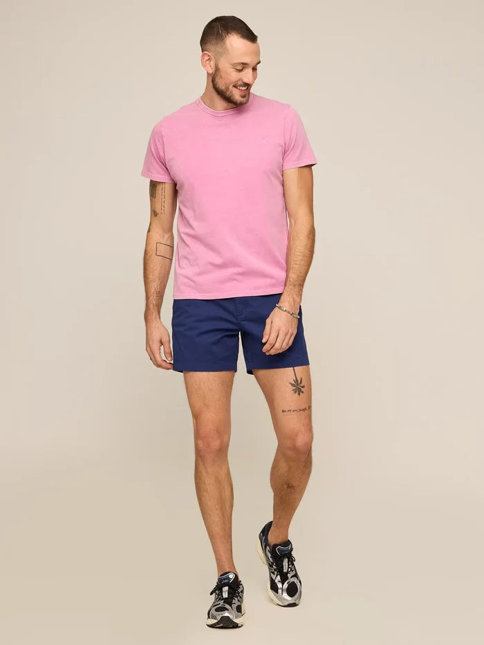 The 24/7, 365 (Essential Non Pocket T-Shirt) - Rustic Blush - Image 4 - Chubbies Shorts