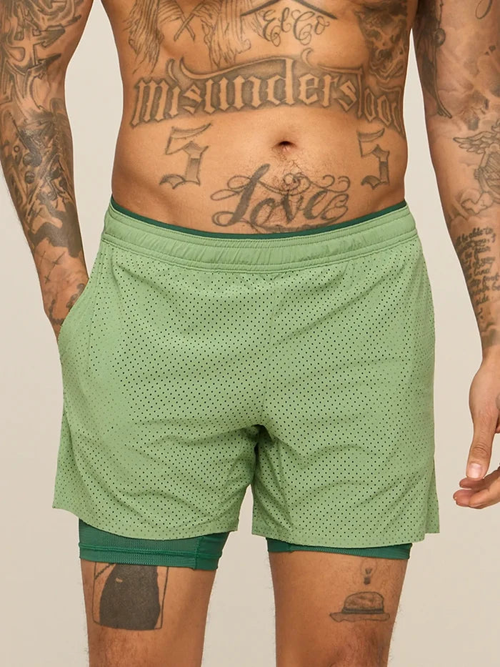 The Alcove Greens 5.5" (Blocked Ultimate Training Short) - Image 7 - Chubbies Shorts