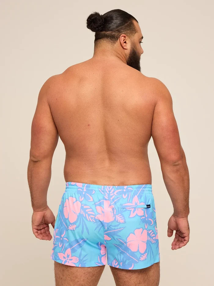 The Baja Breezies 2" (Classic Lined Swim Trunk) - Blue - Image 2 - Chubbies Shorts