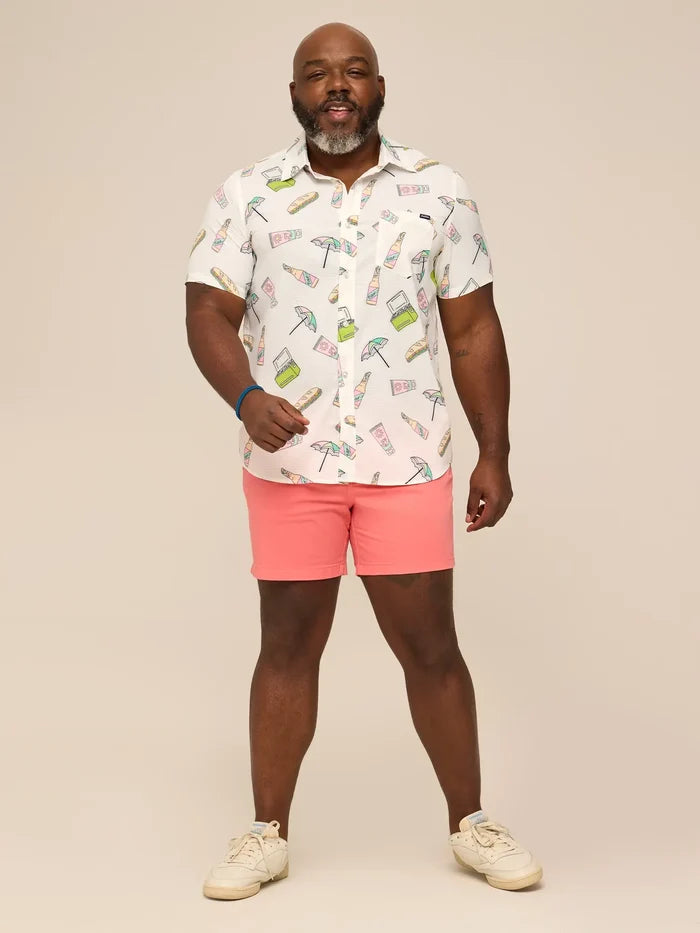 The Beach Feast (Breezetech)- White - Image 4 - Chubbies Shorts