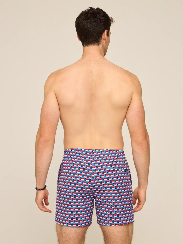 The Blue Ridge Bliss 5.5" (Classic Lined Swim Trunk) - Image 3 - Chubbies Shorts