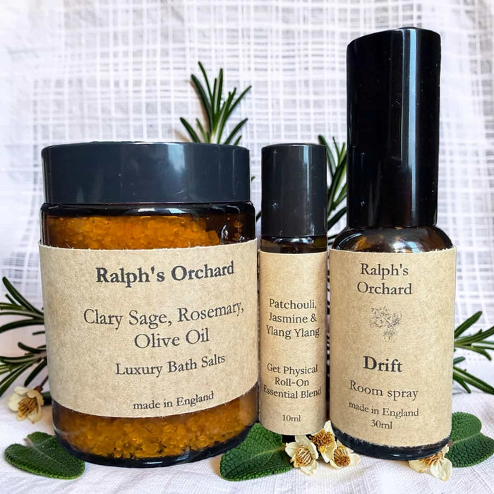 The Botanical Wellbeing Gift Set | Bath Salts, Room Spray & Roll-On