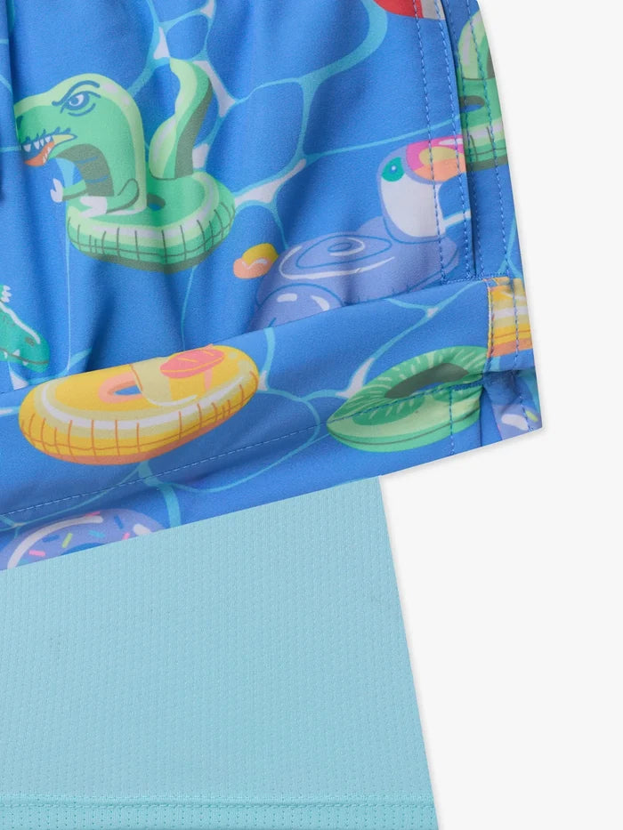 The Cannonball Crews (Boys Lined Swim Trunk) - Image 2 - Chubbies Shorts