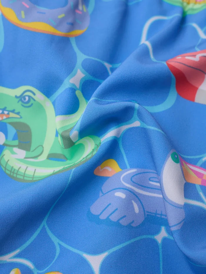 The Cannonball Crews (Boys Lined Swim Trunk) - Image 3 - Chubbies Shorts