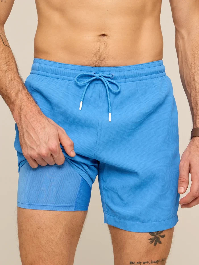 The Cascade Coolers 7" (Textured Lined Swim) - Image 4 - Chubbies Shorts