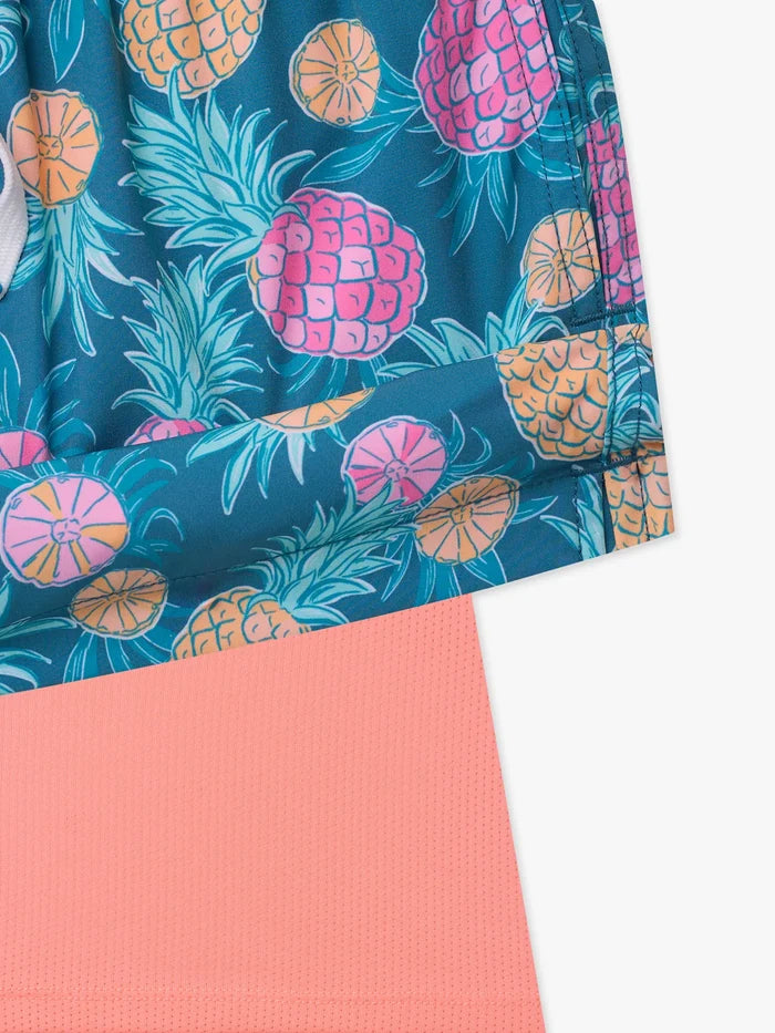 The Citrus Punches (Boys Lined Swim Trunk) - Image 2 - Chubbies Shorts