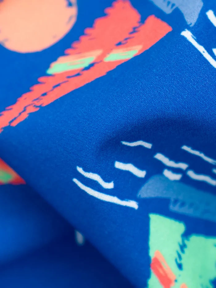 The Come Sail Away (Performance Friday Shirt)- Navy - Image 3 - Chubbies Shorts