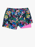 The Deep Florals (Boys Lined Swim Trunk) - Image 1 - Chubbies Shorts