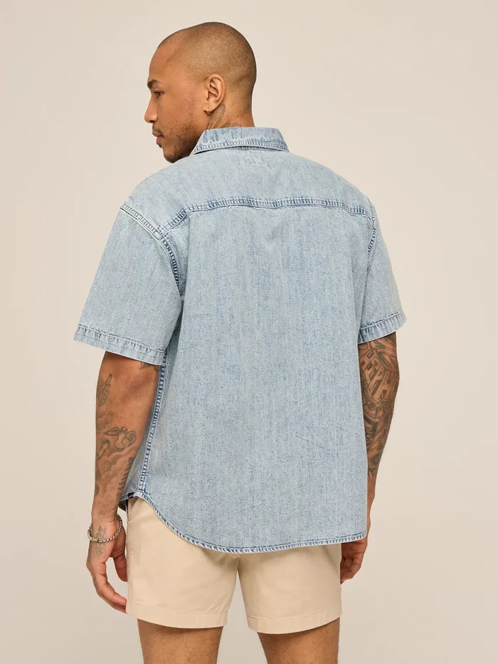 The Denim Drift (Dock Shirt) - Image 2 - Chubbies Shorts