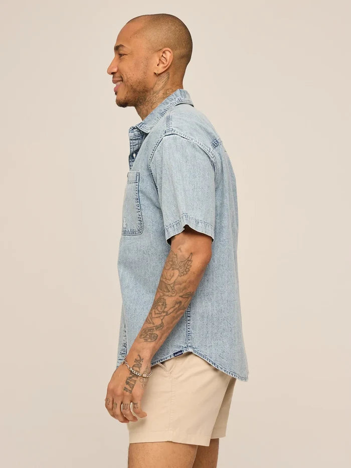 The Denim Drift (Dock Shirt) - Image 3 - Chubbies Shorts