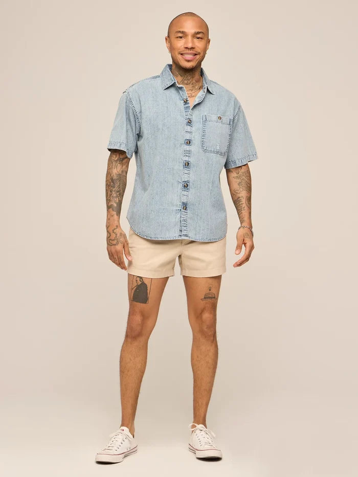 The Denim Drift (Dock Shirt) - Image 4 - Chubbies Shorts