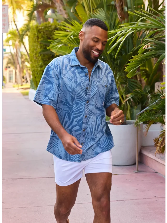 The Denim Leaf (Dock Shirt) - Image 1 - Chubbies Shorts