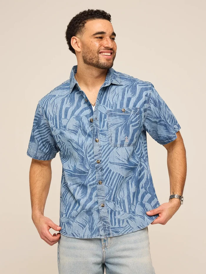 The Denim Leaf (Dock Shirt) - Image 2 - Chubbies Shorts