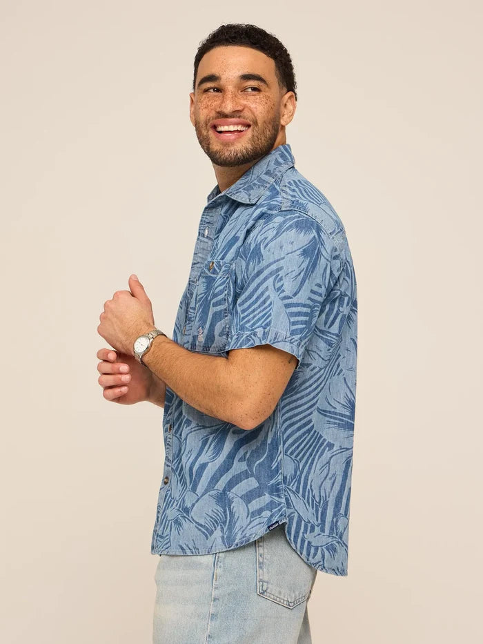The Denim Leaf (Dock Shirt) - Image 4 - Chubbies Shorts