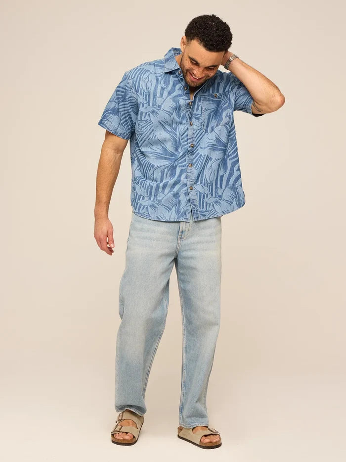 The Denim Leaf (Dock Shirt) - Image 6 - Chubbies Shorts