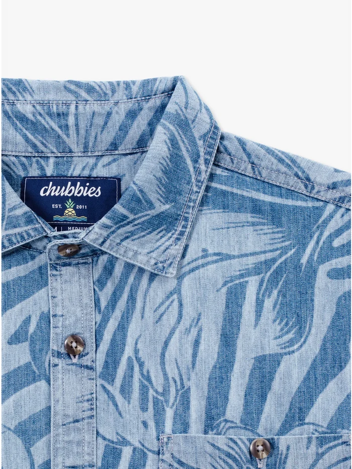 The Denim Leaf (Dock Shirt) - Image 8 - Chubbies Shorts