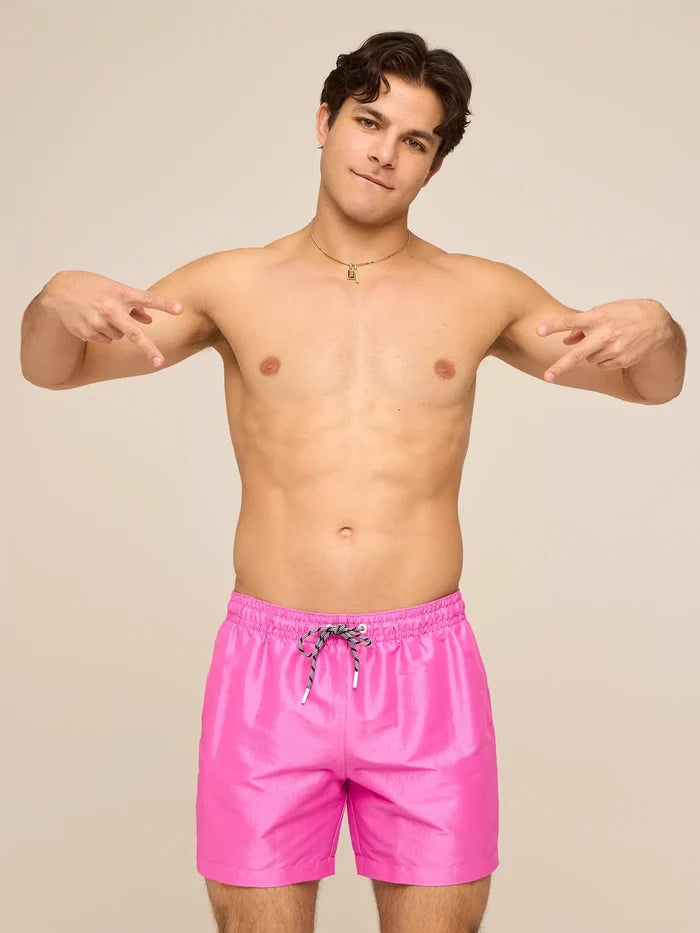 The Disco Plums 5.5" (Lined Metallic Swim) - Image 4 - Chubbies Shorts