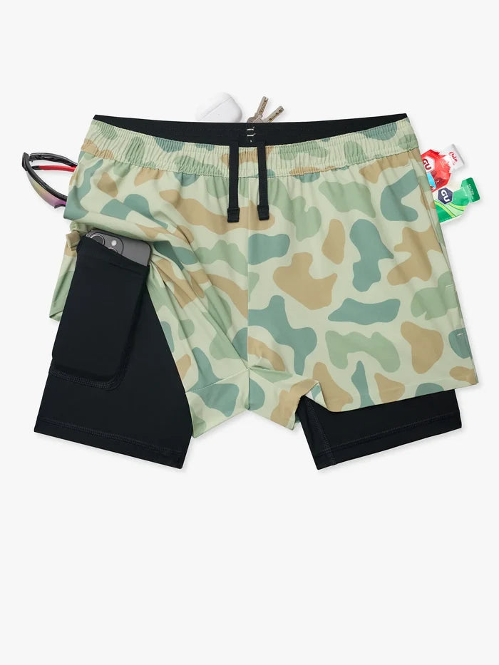 The Duck & Cover (Boys Ultimate Training Short)- Green - Image 1 - Chubbies Shorts