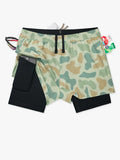 The Duck & Cover (Boys Ultimate Training Short)- Green - Image 1 - Chubbies Shorts