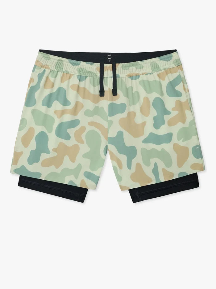 The Duck & Cover (Boys Ultimate Training Short)- Green - Image 2 - Chubbies Shorts