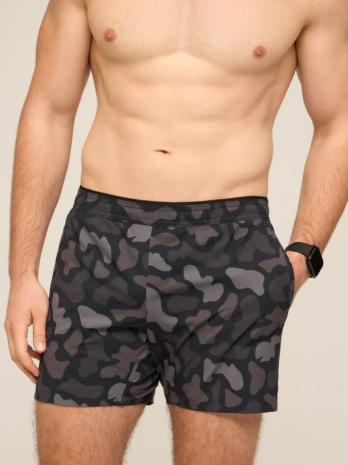 The Duck & Covers 5.5" (Ultimate Training Short with Hidden Liner)- Black - Image 4 - Chubbies Shorts