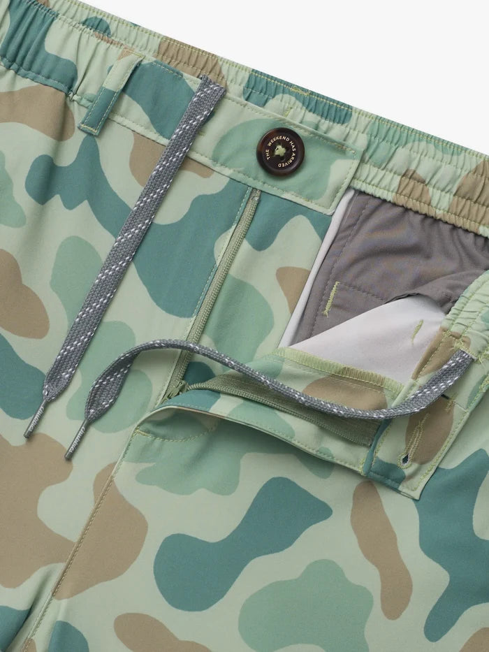 The Duck & Covers (Boys Everywear Performance Short)- Green - Image 4 - Chubbies Shorts