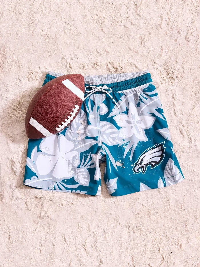 The Eagles Deep End Zones 5.5" (Classic Lined Swim Trunk) - Image 2 - Chubbies Shorts