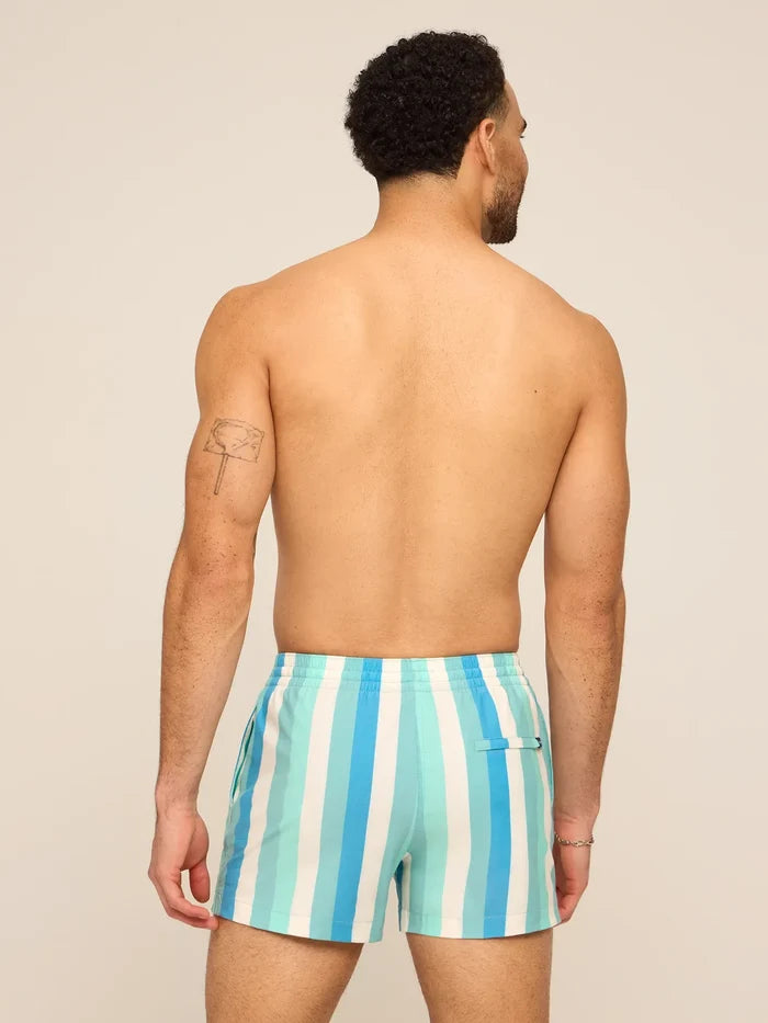 The Eversea Stripes 4" (Classic Lined Swim Trunk) - Image 2 - Chubbies Shorts