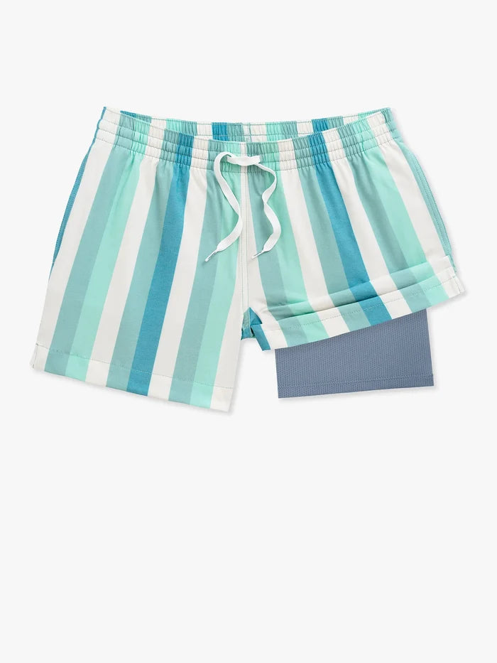 The Eversea Stripes 4" (Classic Lined Swim Trunk) - Image 1 - Chubbies Shorts