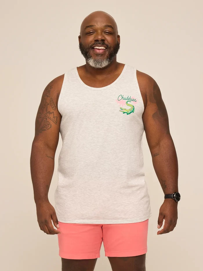 The Gatorglade (Non Pocket Graphic Tank) - Image 1 - Chubbies Shorts