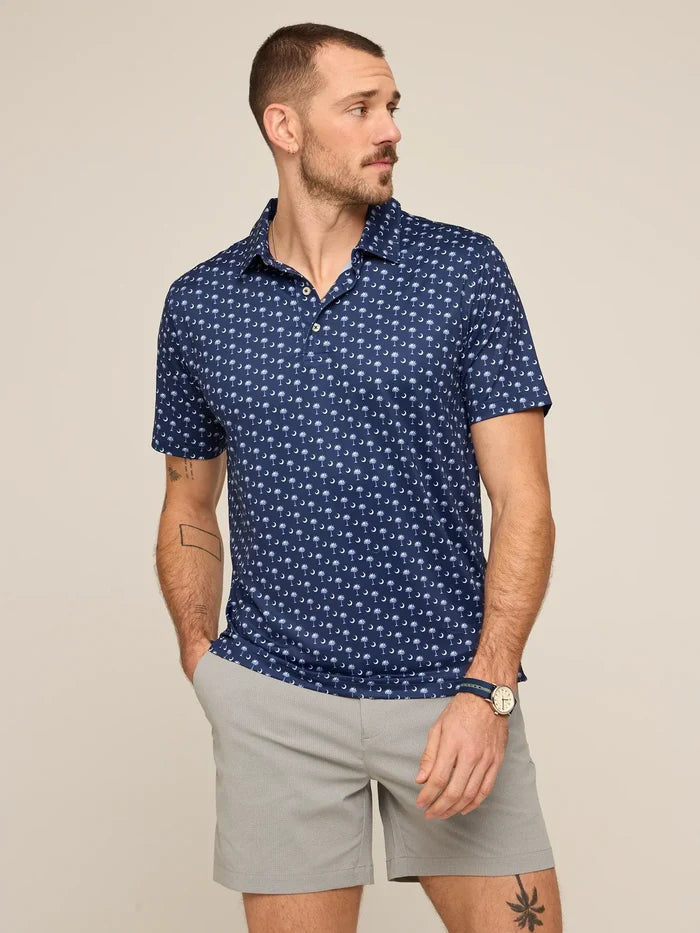 The Goodnight Palmetto Moon (Performance Polo) - Image 1 - Chubbies Shorts