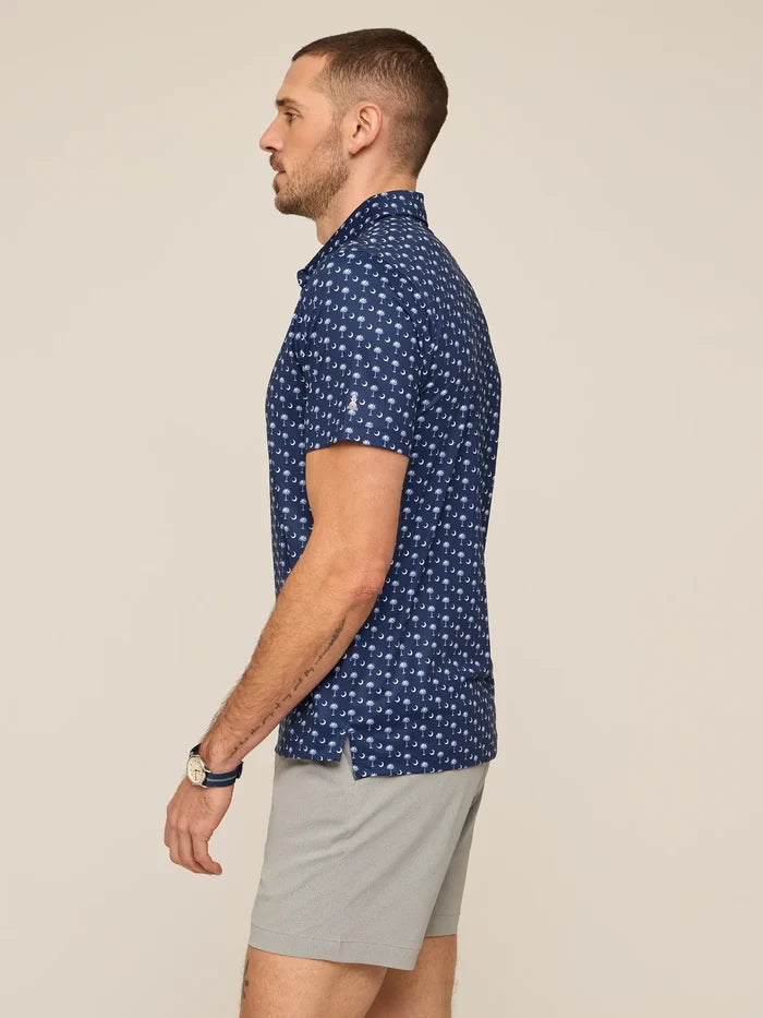 The Goodnight Palmetto Moon (Performance Polo) - Image 3 - Chubbies Shorts