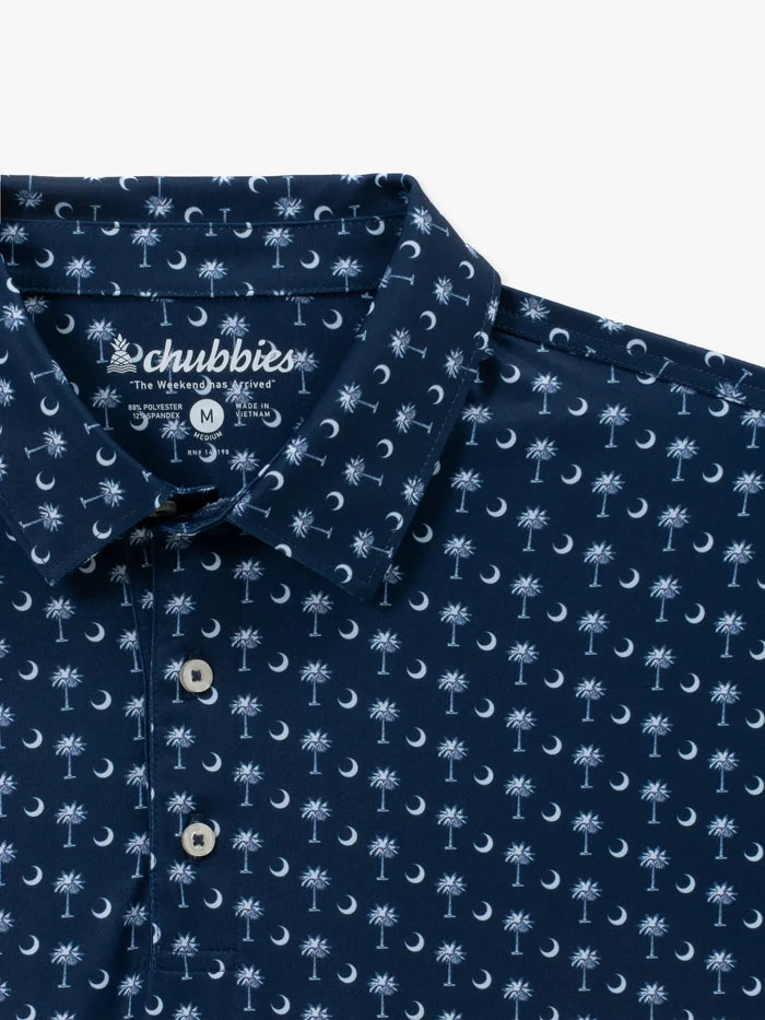 The Goodnight Palmetto Moon (Performance Polo) - Image 2 - Chubbies Shorts