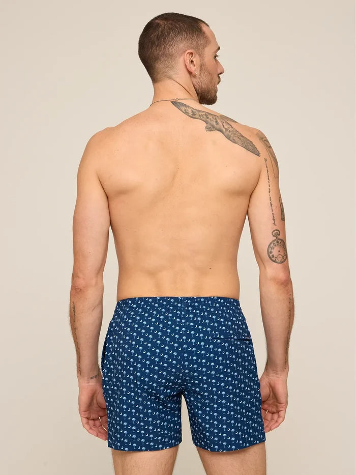 The Goodnight Palmetto Moons 5.5" (Classic Lined Swim Trunk) - Image 2 - Chubbies Shorts